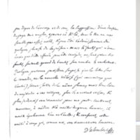 Lettre de D'Alembert à Rousseau Jean Jacques, 10 février 1761