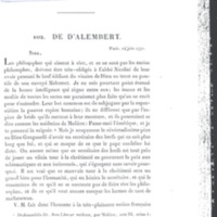 Lettre de D'Alembert à Frédéric II, 14 juin 1771