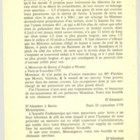 Lettre de D'Alembert à Boissy d'Anglas, 9 octobre 1775