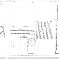 Lettre de Catt à D'Alembert, 27 avril 1768