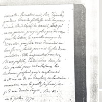 Lettre de D'Alembert à Frédéric II, 6 juillet 1770