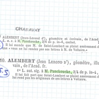 Lettre de D'Alembert à Panckoucke, 9 décembre 1782