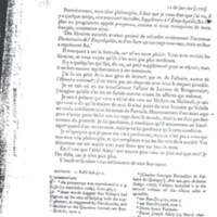 Lettre de Voltaire à D'Alembert, 12 janvier 1770