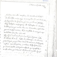 Lettre de D'Alembert à Cramer, 6 juillet 1749