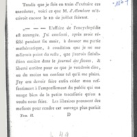 Lettre de D'Alembert à Formey, 10 juillet 1752