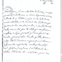 Lettre de D'Alembert à Lagrange, 6 octobre 1766