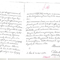 Lettre de D'Alembert à Melanderhjelm, 20 mai 1782