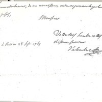 Lettre de D'Alembert à Beccaria, 28 septembre 1765