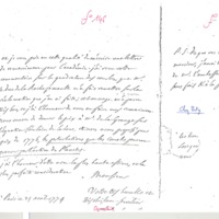 Lettre de D'Alembert à Melanderhjelm, 25 avril 1774