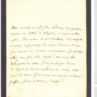 Lettre de D'Alembert à Mme de Crequÿ (Froullay), 22 décembre 1751