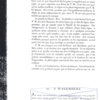 Lettre de D'Alembert à Frédéric II, 3 novembre 1764