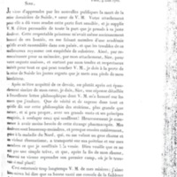 Lettre de D'Alembert à Frédéric II, 9 août 1782