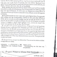 Lettre de Voltaire à D'Alembert, 22 février 1768