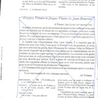 Lettre de Voltaire à D'Alembert et Condorcet, 21 janvier 1775