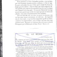 Lettre de Frédéric II à D'Alembert, 15 novembre 1774