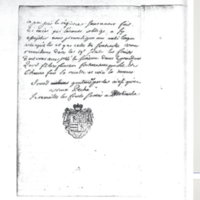 Lettre de La Condamine Charles à D'Alembert, août 1772