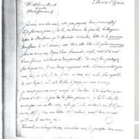 Lettre de D'Alembert à Hume David, 1er septembre 1766