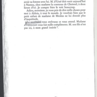 Lettre de Lespinasse dictant à D'Alembert à Condorcet, 9 septembre 1769