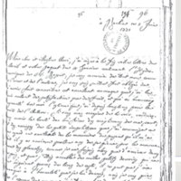 Lettre de Lagrange à D'Alembert, 1er juin 1771