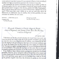 Lettre de Voltaire à D'Alembert, 20 janvier 1766
