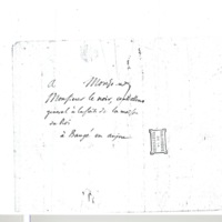 Lettre de D'Alembert à Lenoir, 22 octobre 1760