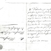 Lettre de D'Alembert à Rochefort d'Ally Jacques, 30 août 1770