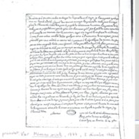 Lettre de Ray à D'Alembert, 14 novembre 1766