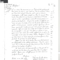 Lettre de Lambert Jean Henri à D'Alembert, 20 octobre 1769