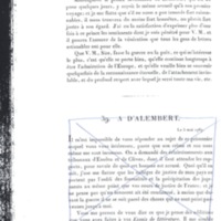 Lettre de D'Alembert à Frédéric II, 10 avril 1767