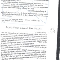 Lettre de Voltaire à D'Alembert, 2 mars 1771