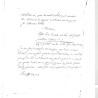 Lettre de Lefèvre à D'Alembert, 19 septembre 1783