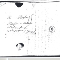 Lettre de D'Alembert à Voltaire, 8 février 1765