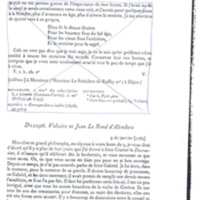 Lettre de Voltaire à D'Alembert, 9 janvier 1765