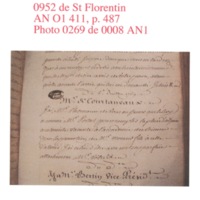 Lettre de Saint Florentin à D'Alembert, 5 juillet 1769
