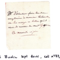 Lettre de D'Alembert à Thibault de Longecour, 10 juin 1767