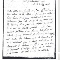 Lettre de Frédéric II à D'Alembert, 7 septembre 1776