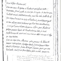 Lettre de Malesherbes à D'Alembert, décembre 1769