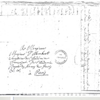 Lettre de Lagrange à D'Alembert, 21 mai 1774