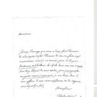 Lettre de D'Alembert à Un correspondant breton, 17 décembre 1772