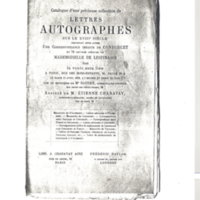 Lettre de Rutlidge à D'Alembert, 1779
