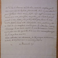 Lettre de D'Alembert à Tressan, 27 octobre 1782
