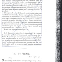 Lettre de D'Alembert à Frédéric II, 11 juillet 1766