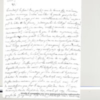 Lettre de D'Alembert à Mme Du Deffand (Vichy Chamron), 22 décembre 1752