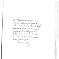 Lettre de D'Alembert à Villahermosa, 12 mai 1772