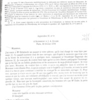 Lettre de D'Alembert à Euler Johann Albrecht, 27 février 1773