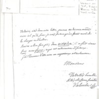 Lettre de D'Alembert à Decroix, 19 avril 1781