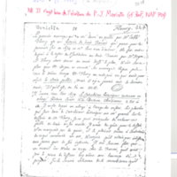 Lettre de Mariette à D'Alembert, mai 1774