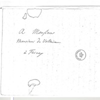 Lettre de D'Alembert à Voltaire, 15 octobre 1769