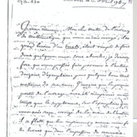 Lettre de D'Alembert à Voltaire, 6 avril 1767