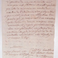 Lettre de Nort à D'Alembert, 5 février 1770